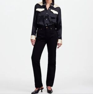 Alexa Chung for Madewell High Rise Straight Jean